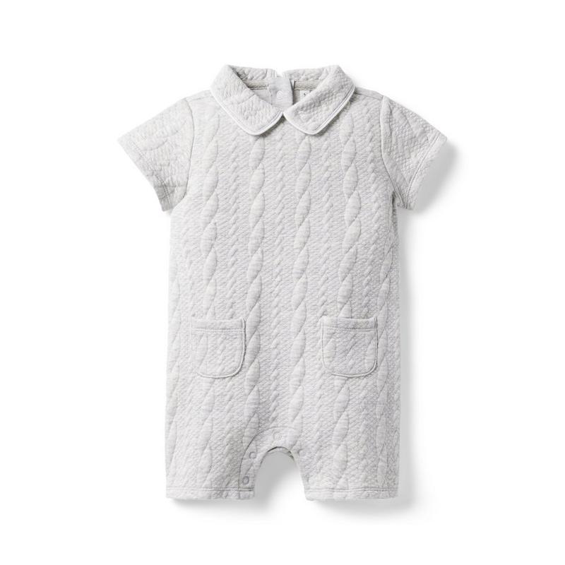 Baby Cable Jacquard Romper - Janie And Jack